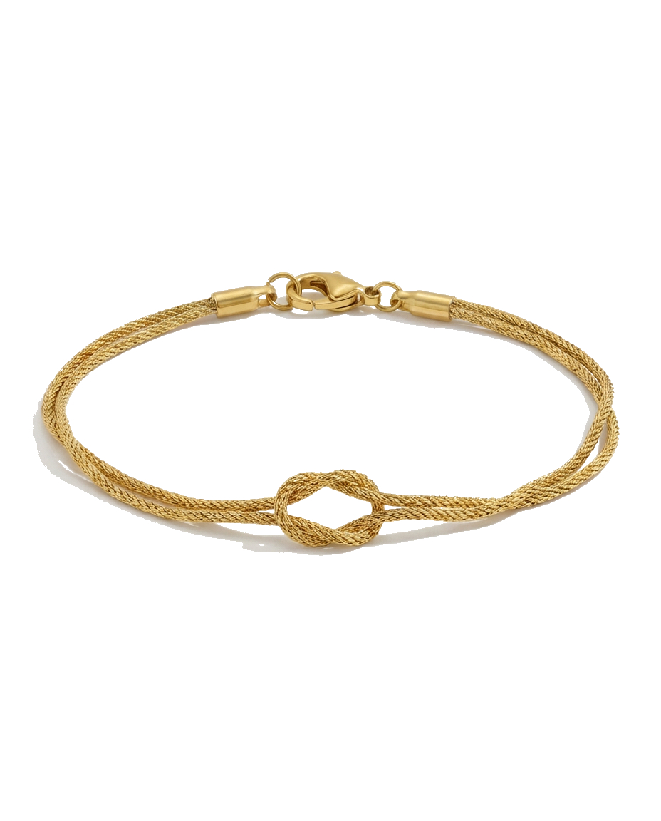 Knot Bracelet in gold